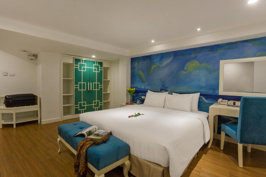 Двухместный (Номер Делюкс - Первый этаж), Hanoi La Selva Hotel