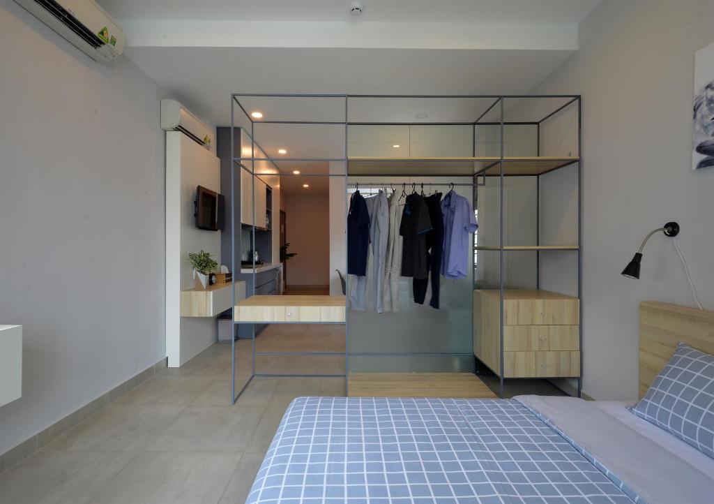 Студио (Номер-студио с балконом), Babylon Garden Serviced Apartment