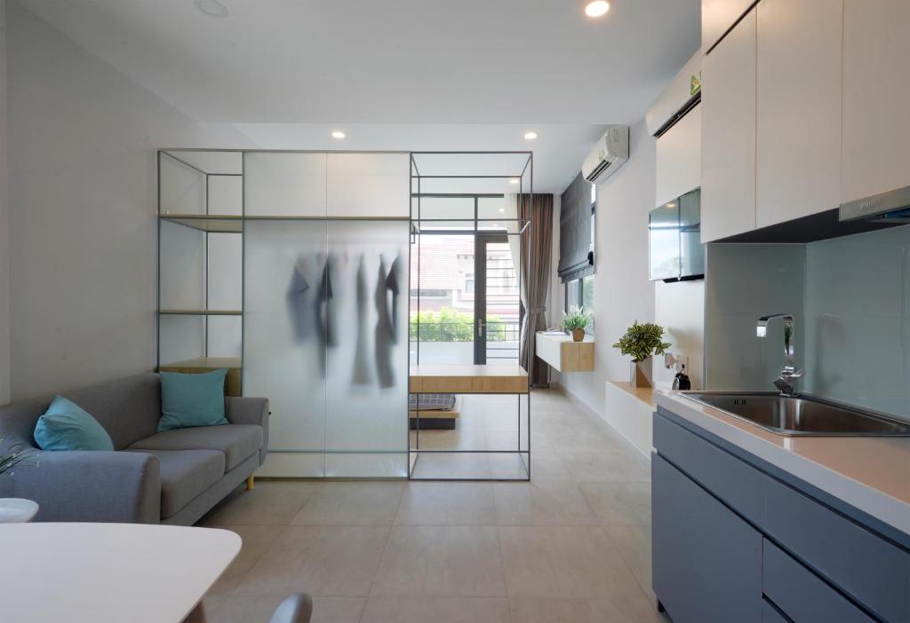 Студио (Номер-студио с балконом), Babylon Garden Serviced Apartment