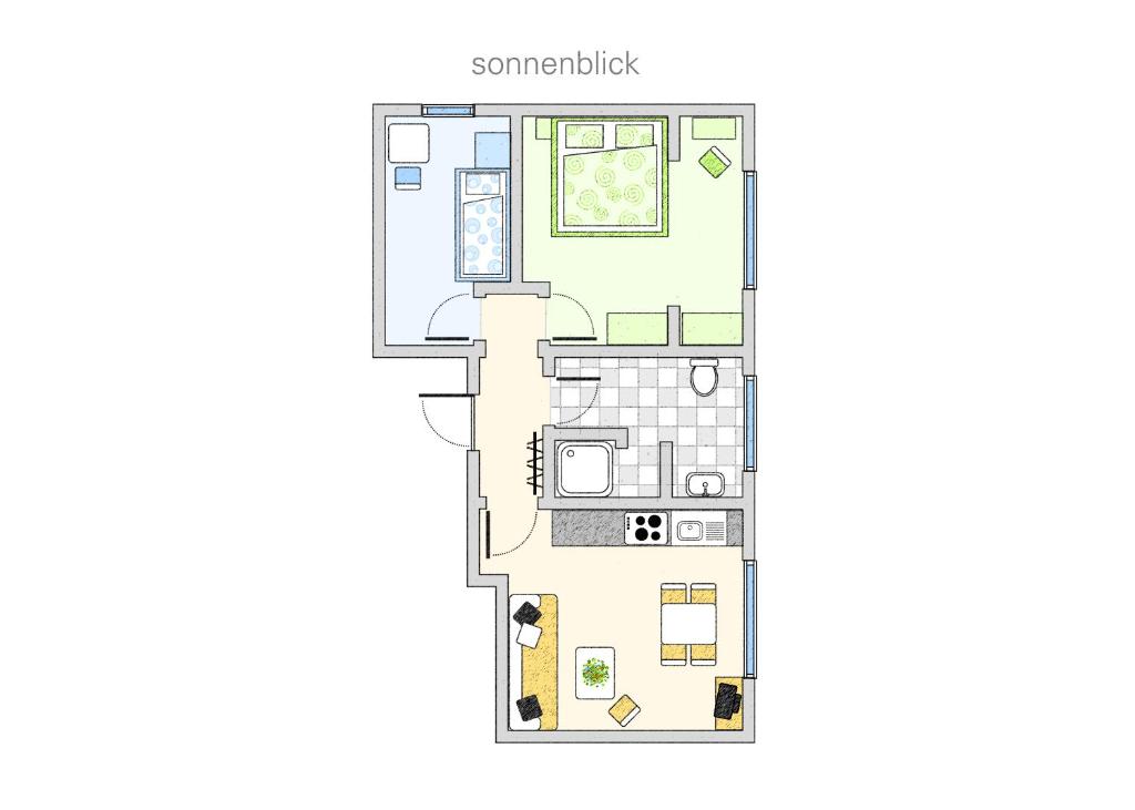 Waldesblick, Hotel-Restaurant Room Type - Two-Bedroom Apartment