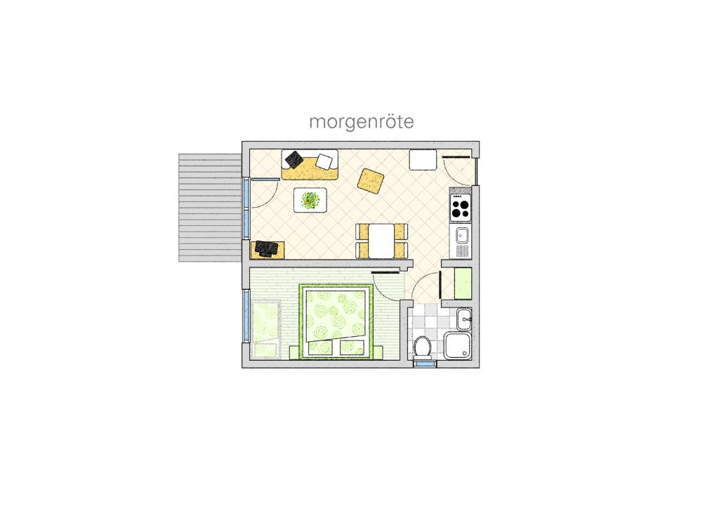 Waldesblick, Hotel-Restaurant Room Type - One-Bedroom Apartment