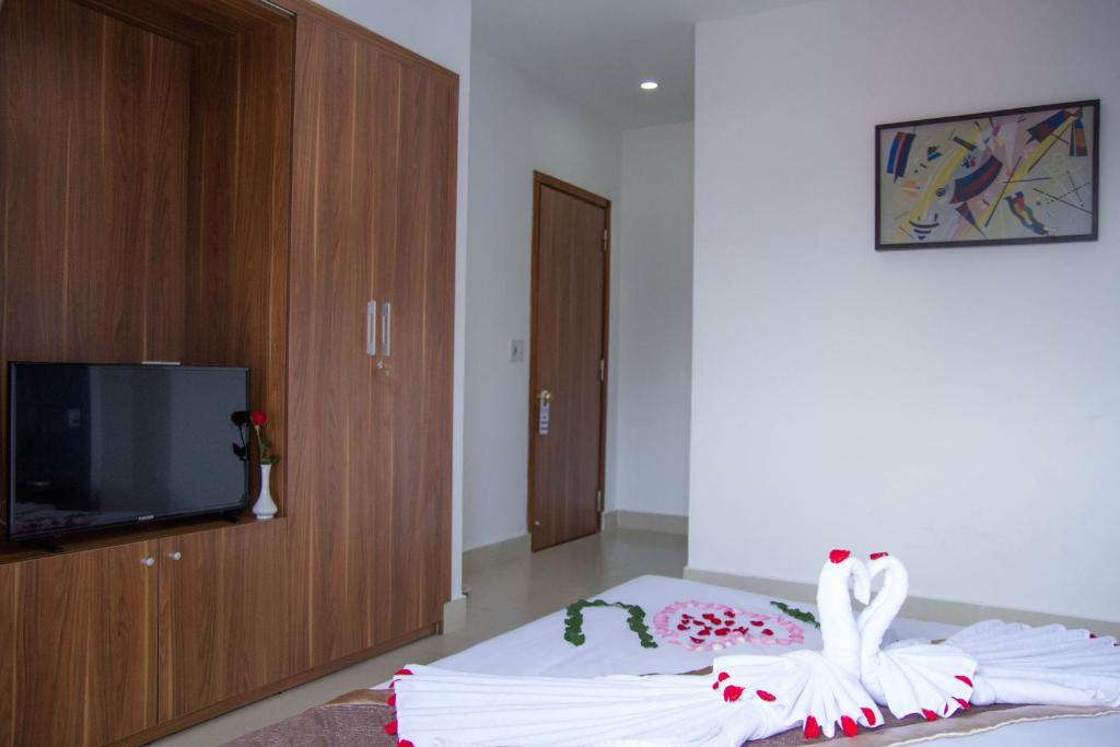 Двухместный (Двухместный номер Делюкс с 1 кроватью и балконом), Poetic Hue Hotel