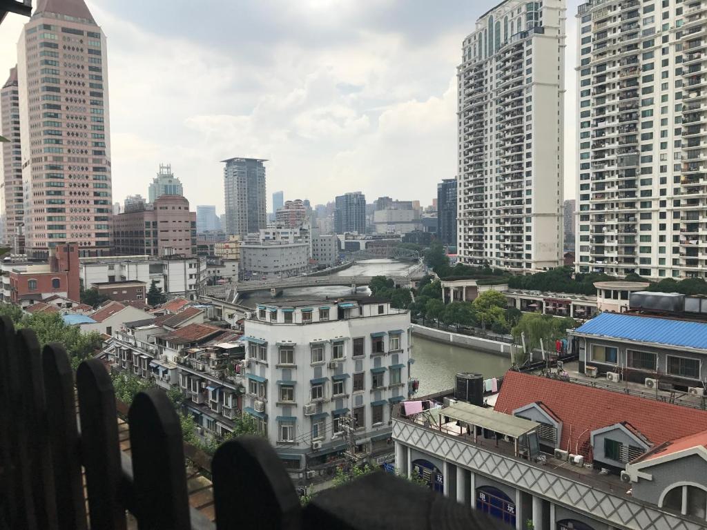 Двухместный (Двухместный номер Делюкс с 1 кроватью), Shanghai Blue Mountain Bund Youth Hostel