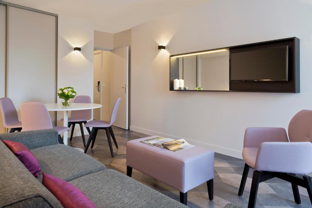 Апартаменты (Апартаменты с 2 спальнями), Citadines Trocadéro Paris