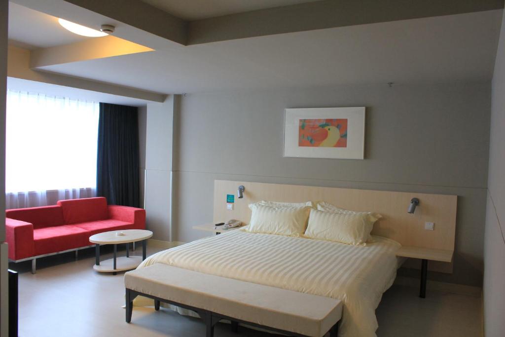 Двухместный (Двухместный номер бизнес-класса A), Jinjiang Inn Zhuhai Xiangzhou Innter-city Bus Station