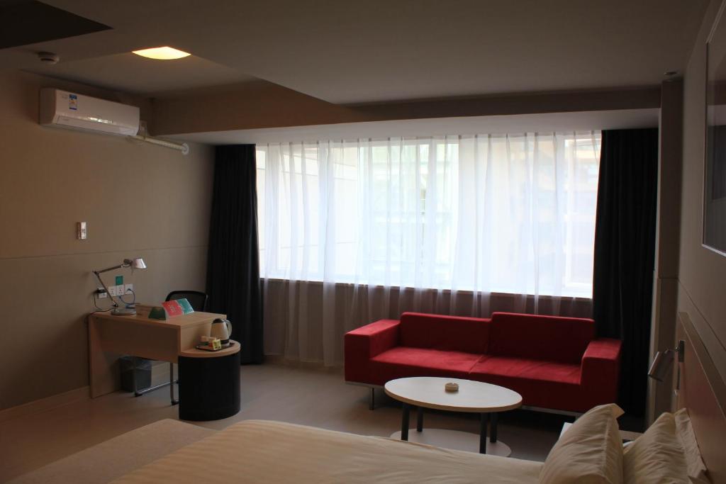 Двухместный (Двухместный номер бизнес-класса A), Jinjiang Inn Zhuhai Xiangzhou Innter-city Bus Station