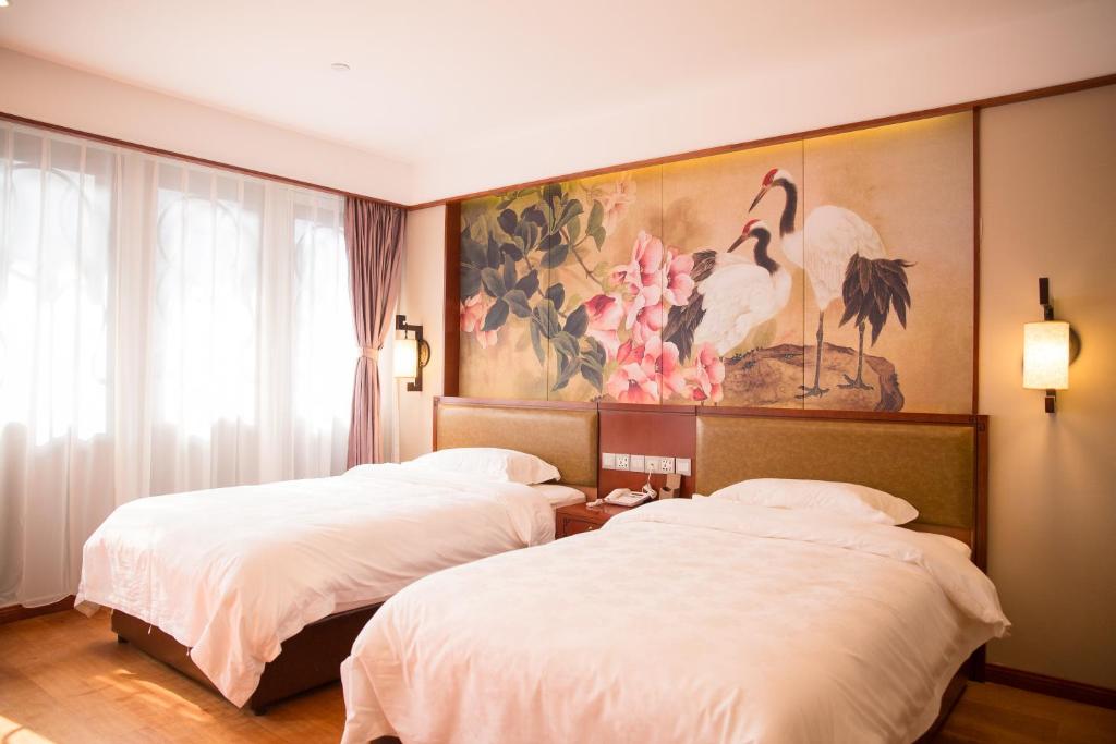 Двухместный (Chinese Mainland Citizen Only-Traditional Twin Room), Qian Men Inn