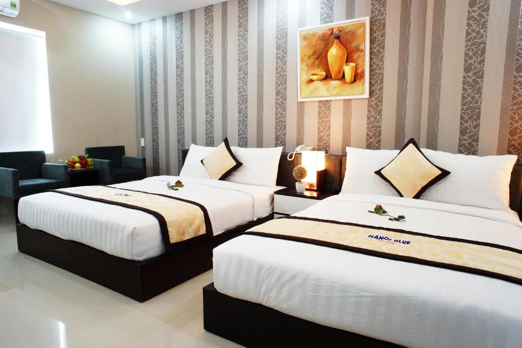 Семейный (Семейный номер Делюкс с видом на город), Ha Noi Blue Hotel