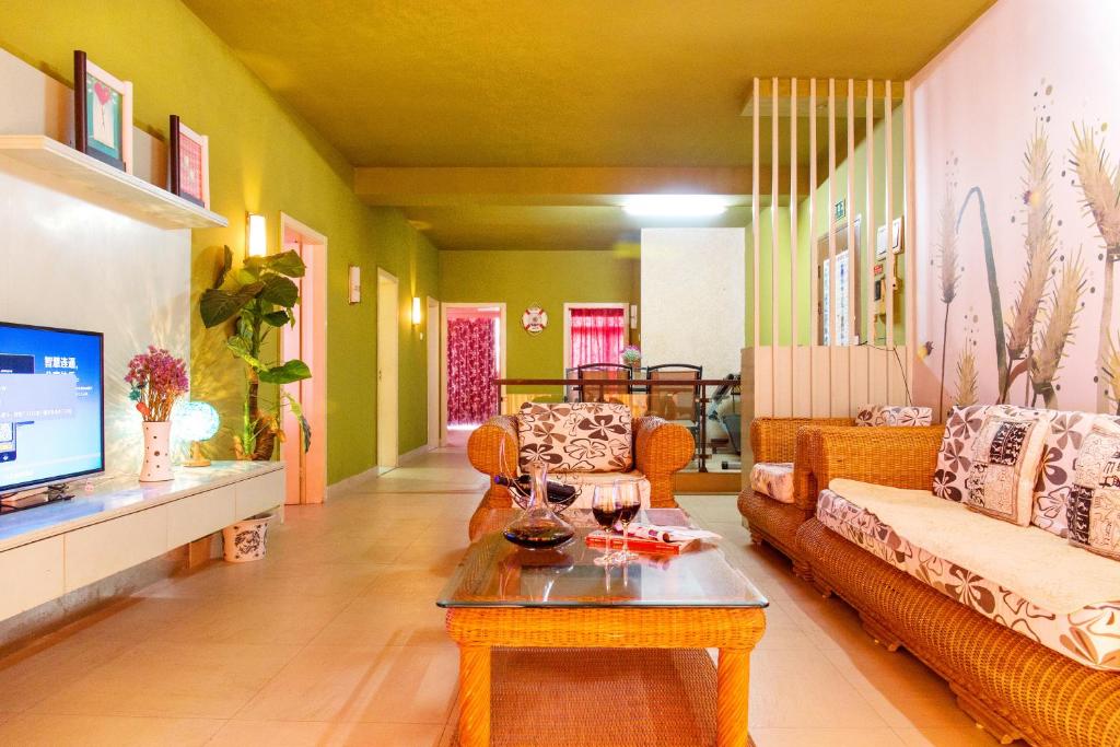 Апартаменты (Апартаменты с 3 спальнями и видом на море), Sanya Yusi Huike Apartment