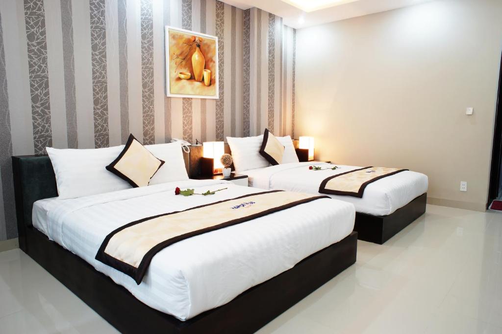 Семейный (Семейный номер Делюкс с видом на город), Ha Noi Blue Hotel