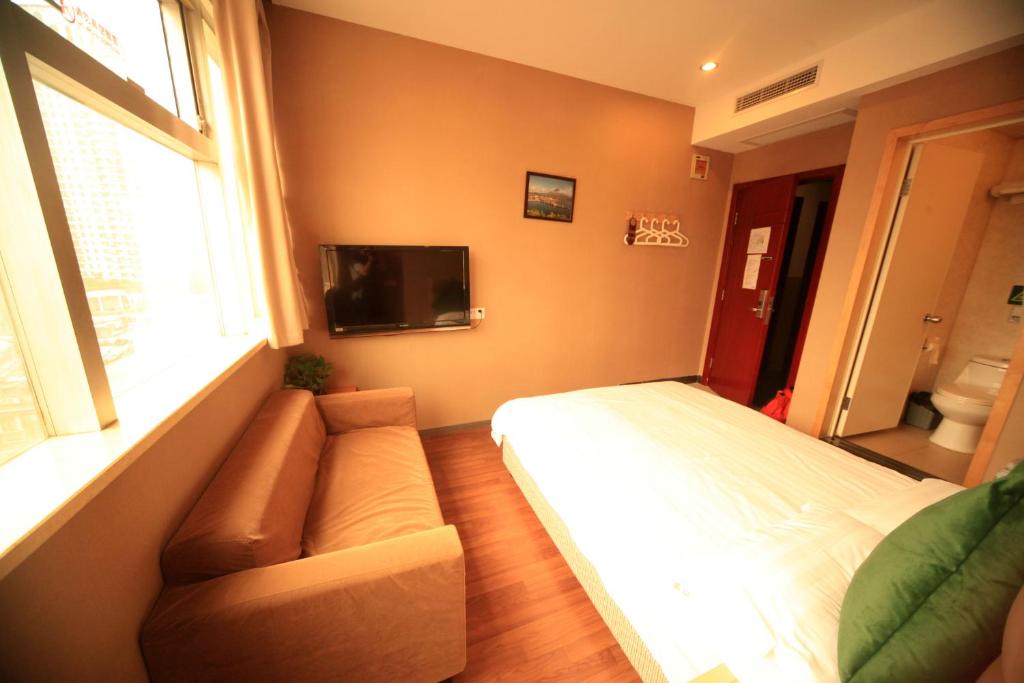 Двухместный (Стандартный двухместный номер с 1 кроватью), Shanghai Blue Mountain Bund Youth Hostel