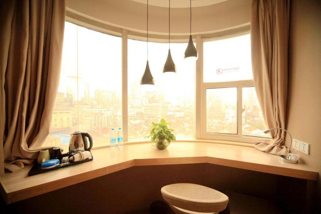 Двухместный (Стандартный двухместный номер с 1 кроватью), Shanghai Blue Mountain Bund Youth Hostel