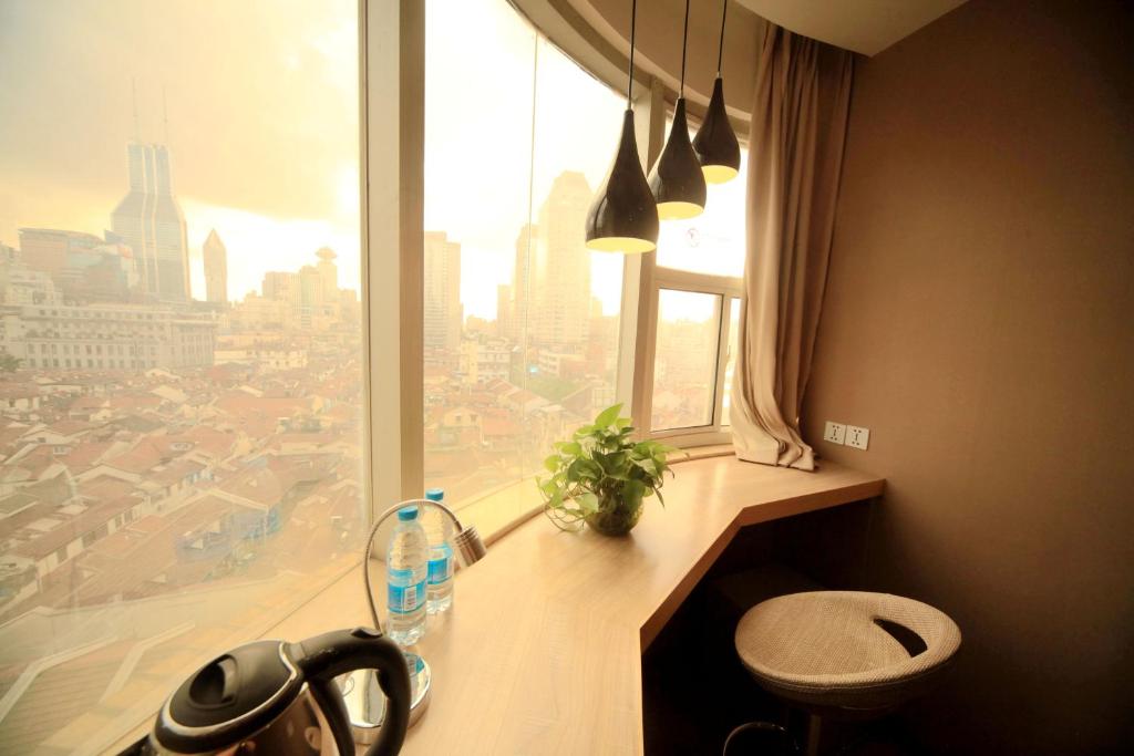 Двухместный (Стандартный двухместный номер с 1 кроватью), Shanghai Blue Mountain Bund Youth Hostel