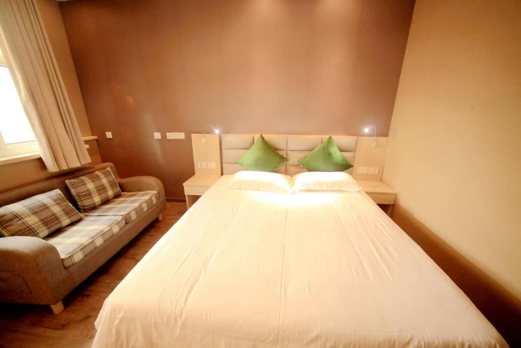 Двухместный (Стандартный двухместный номер с 1 кроватью), Shanghai Blue Mountain Bund Youth Hostel