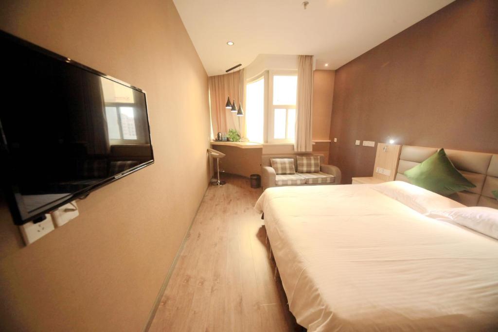 Двухместный (Стандартный двухместный номер с 1 кроватью), Shanghai Blue Mountain Bund Youth Hostel