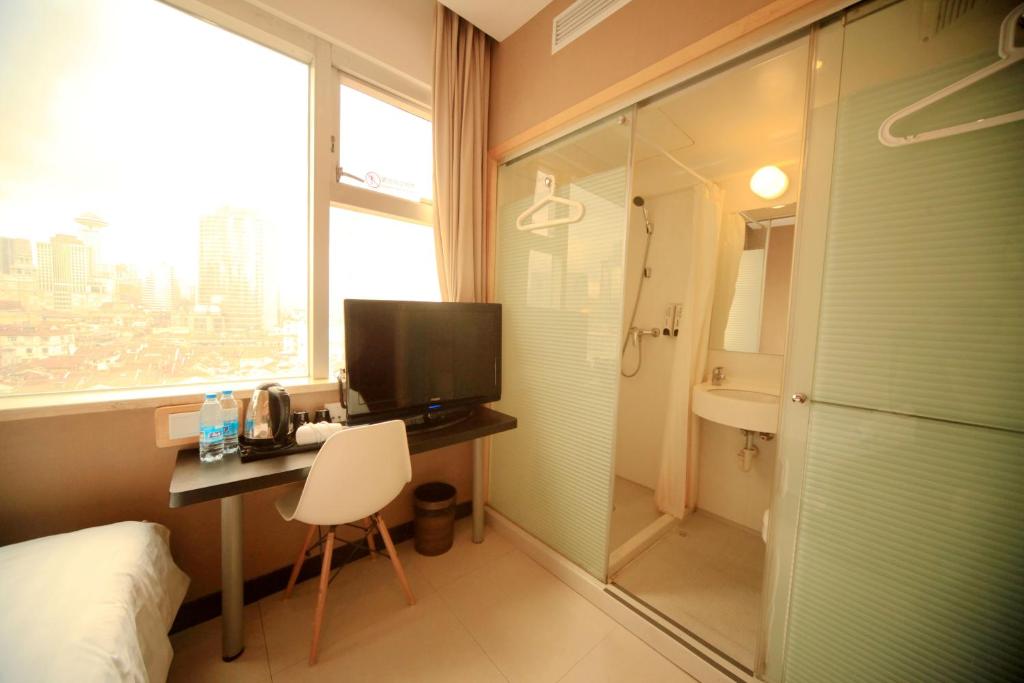 Двухместный (Стандартный двухместный номер с 1 кроватью), Shanghai Blue Mountain Bund Youth Hostel
