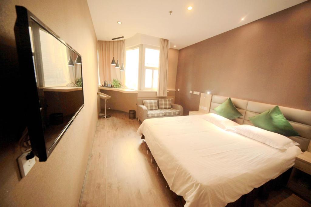 Двухместный (Стандартный двухместный номер с 1 кроватью), Shanghai Blue Mountain Bund Youth Hostel