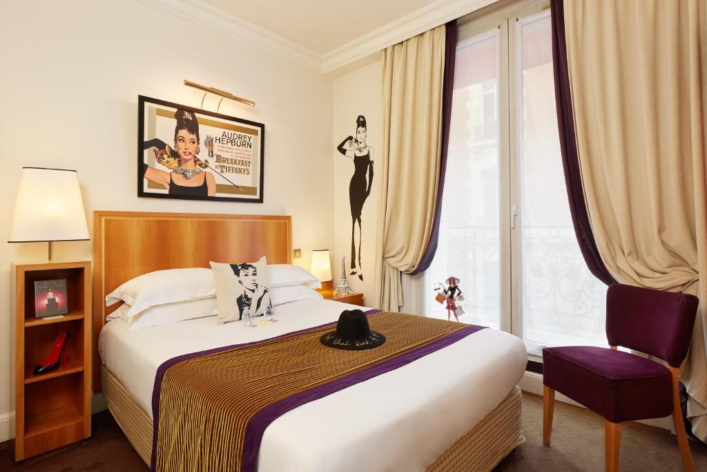 Двухместный (Улучшенный двухместный номер с 1 кроватью), Hôtel Waldorf Trocadéro