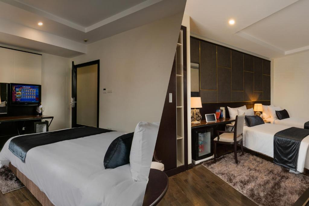 Четырехместный (Двухуровневый четырехместный номер), La Santé Hotel & Spa