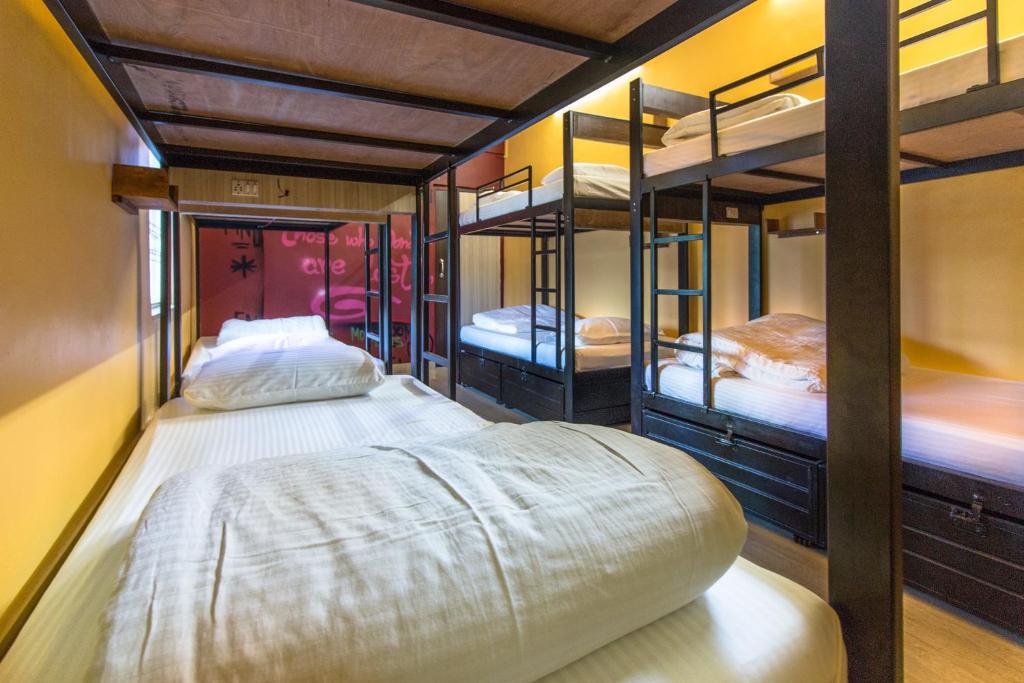 Номер (Кровать в общем номере для мужчин и женщин с 8 кроватями и кондиционером), Backpacker Panda Appetite