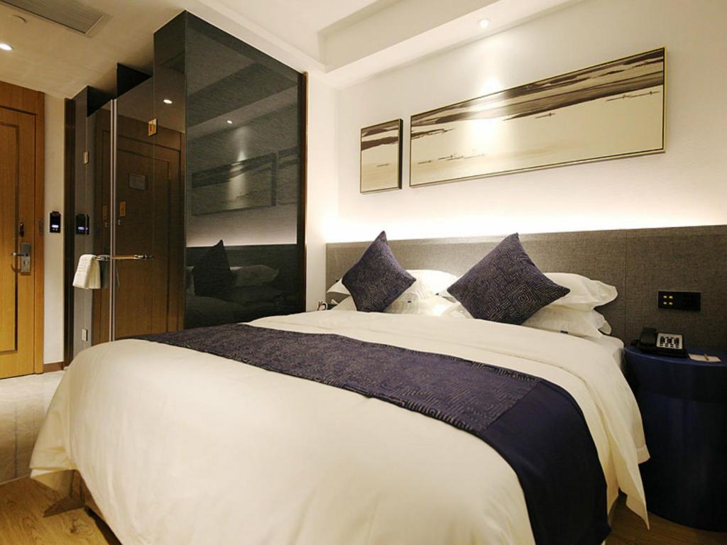 Двухместный (Двухместный номер бизнес-класса с 1 кроватью), Lanmei Boutique Hotel Xiyuan Branch Lanzhou
