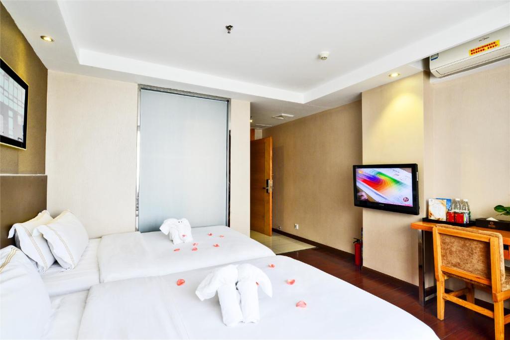 Двухместный (Business Twin Room (Main force)), Yingshang Hotel - Guangzhou Liying Branch