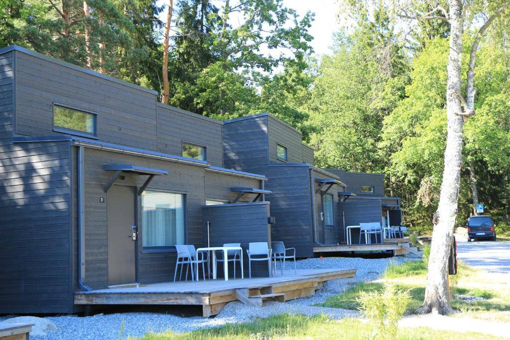 Апартаменты (Апартаменты с террасой), Rösjöbaden Camping & Stugby