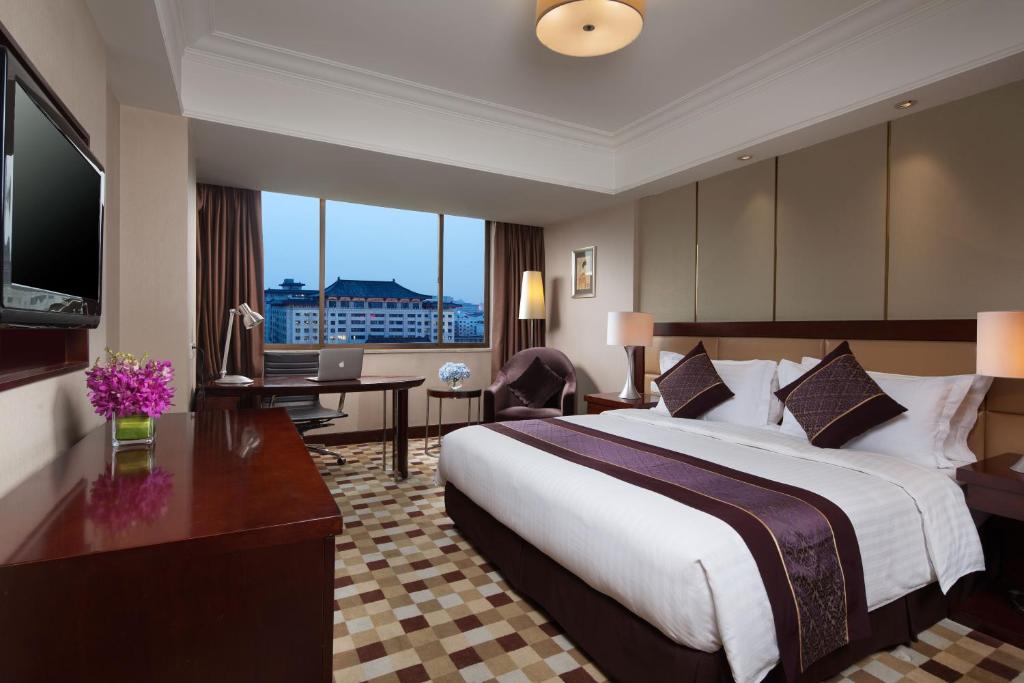 Двухместный (Двухместный номер Делюкс с 1 кроватью), Jin Jiang West Capital International Hotel
