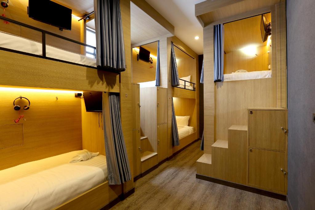 Номер (Кровать в общем 6-местном номере для мужчин и женщин), The Printing House Poshtel