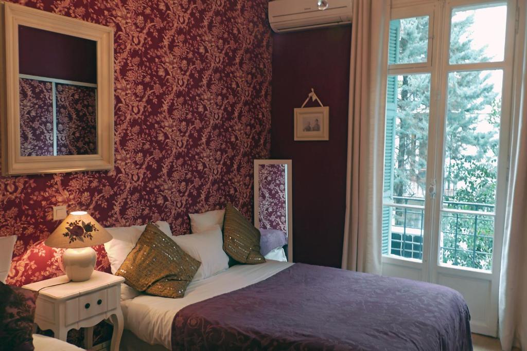 Трехместный (Улучшенный трехместный номер, вид на город или сад), Hotel Villa Rivoli