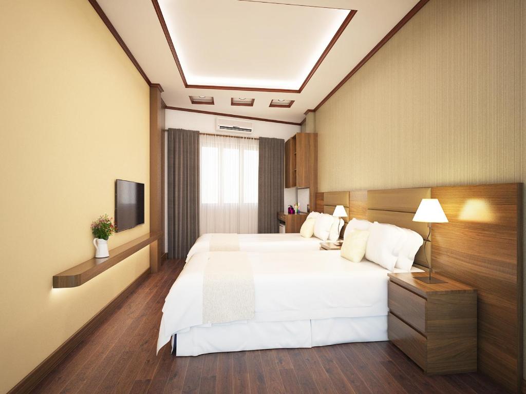 Двухместный (Двухместный номер Делюкс с 2 отдельными кроватями), Hanoi Bel Ami Hotel