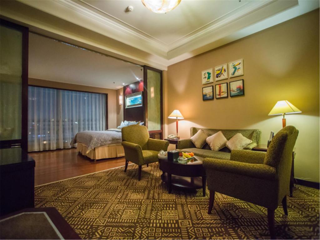 Двухместный (Двухместный номер Делюкс B), Qingdao Blue Horizon Hotel - Laoshan