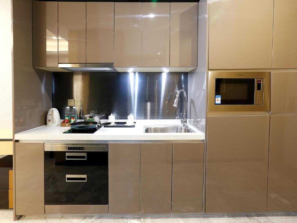 Двухместный (Номер-студио Делюкс с 2 отдельными кроватями), Boman Holiday Apartment Jie Deng Du Hui Branch