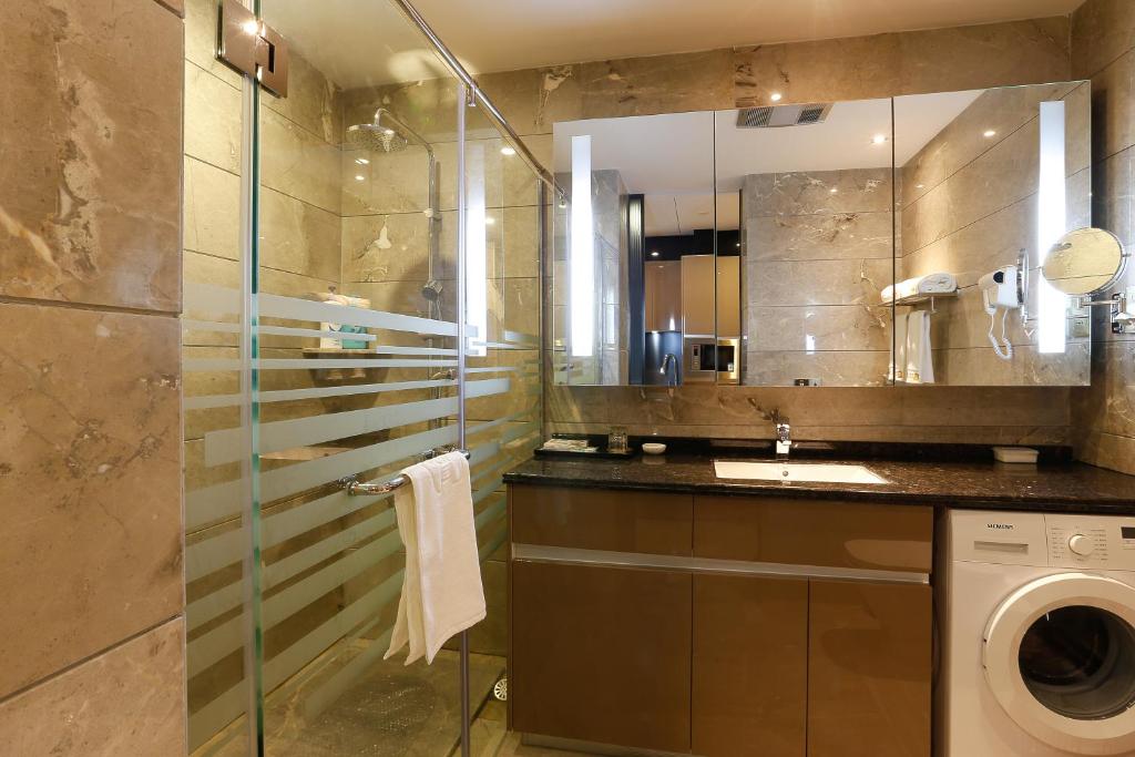 Двухместный (Номер-студио Делюкс с 2 отдельными кроватями), Boman Holiday Apartment Jie Deng Du Hui Branch