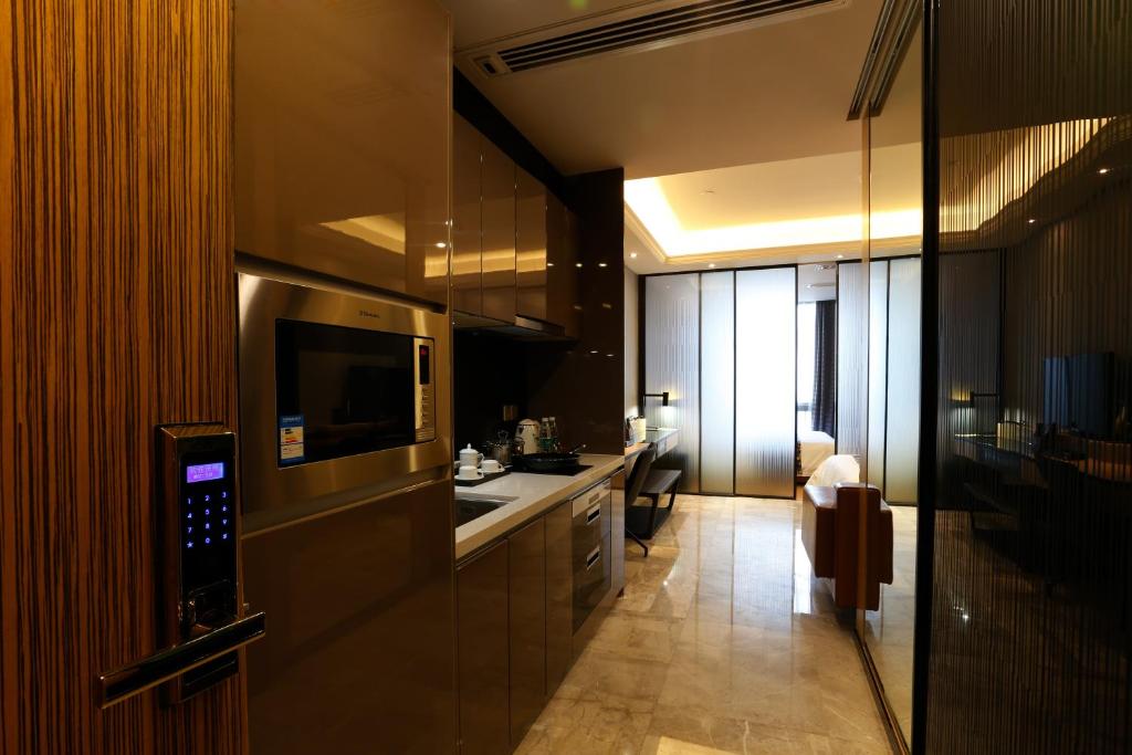 Двухместный (Номер-студио Делюкс с 2 отдельными кроватями), Boman Holiday Apartment Jie Deng Du Hui Branch