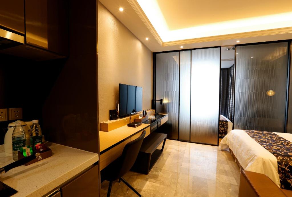 Двухместный (Номер-студио Делюкс с 2 отдельными кроватями), Boman Holiday Apartment Jie Deng Du Hui Branch