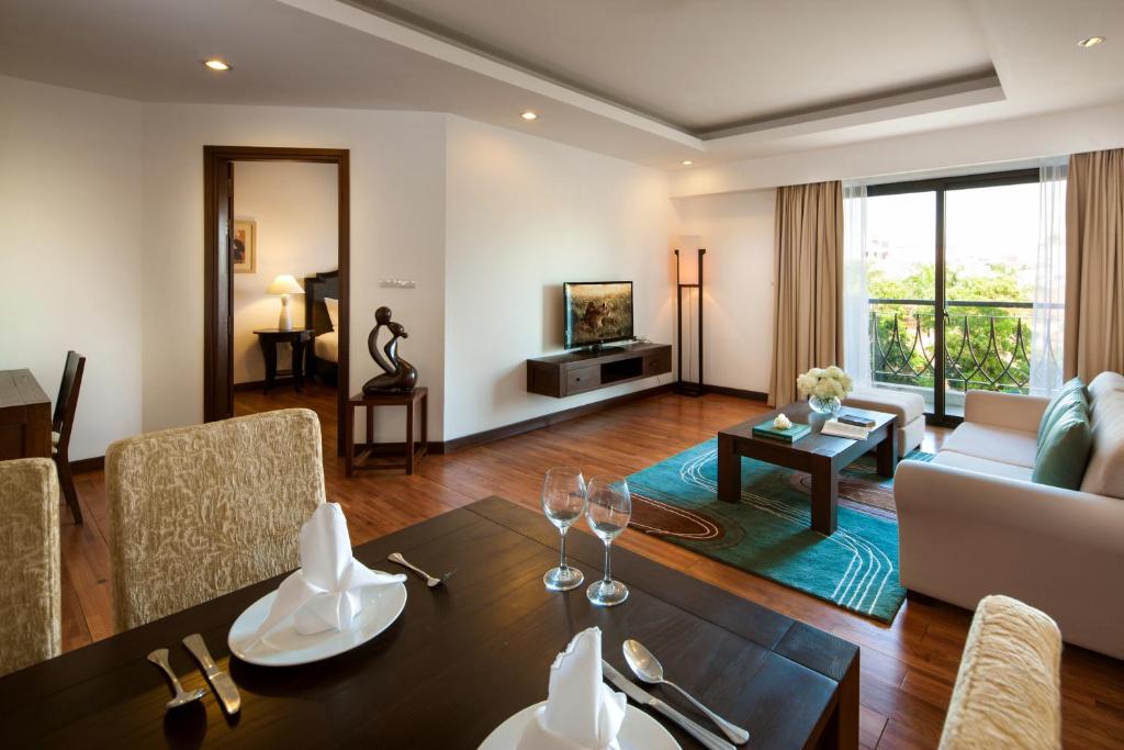 Апартаменты (Апартаменты с 1 спальней и балконом), Elegant Suites Westlake