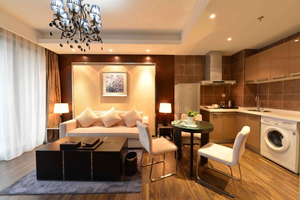 Сьюит (Люкс с 2 спальнями), Chengdu Jianian CEO Apartment Funian