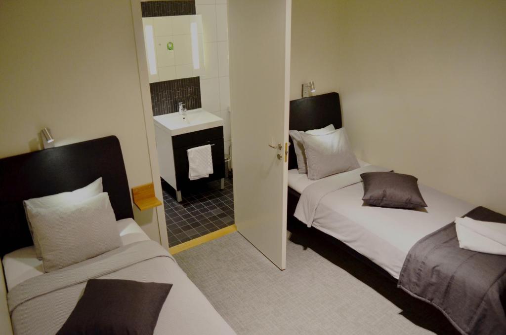Двухместный (Двухместный номер с 2 отдельными кроватями (без окна)), First Hotel Kungsbron