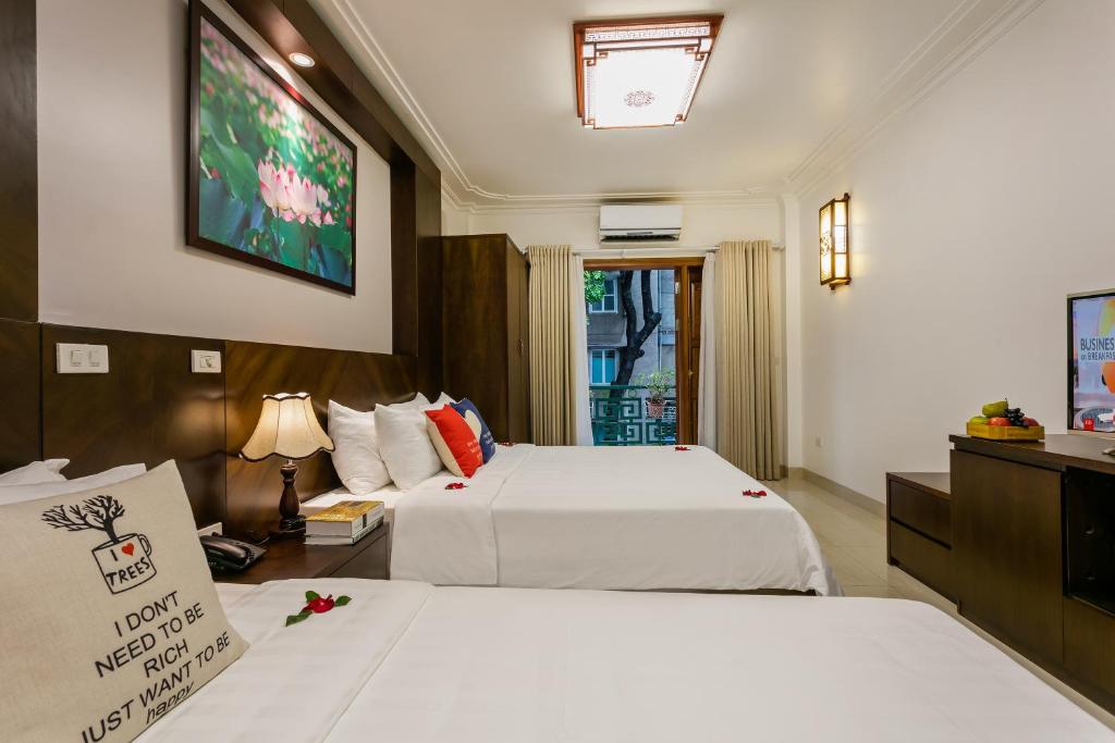 Семейный (Семейный номер с балконом), Hanoi Stella Hotel