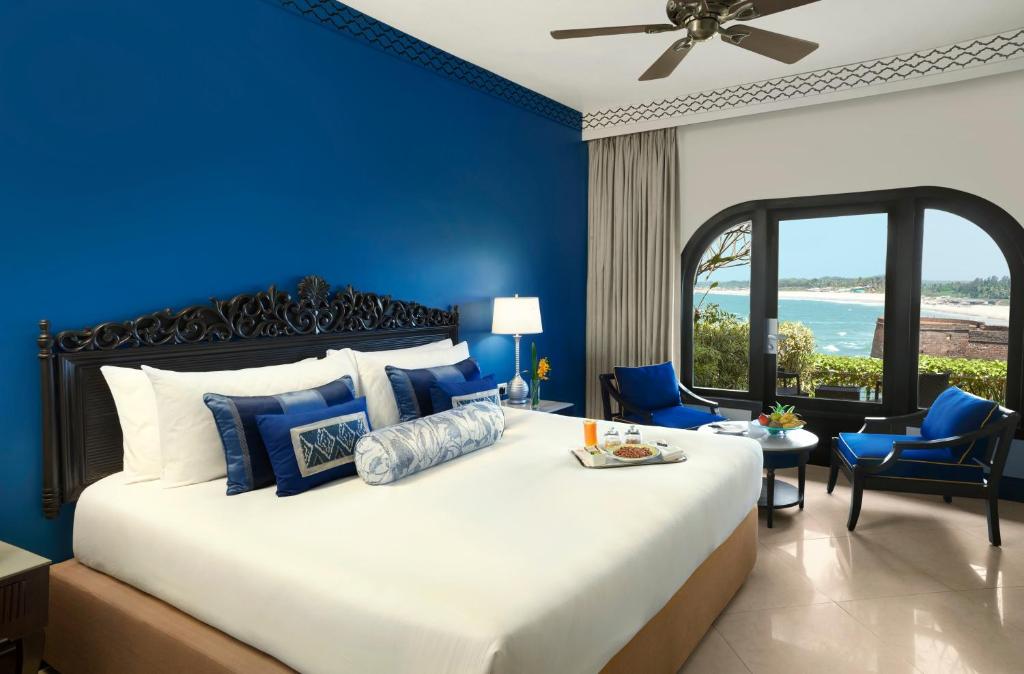 Двухместный (Номер Делюкс с видом на море - Кровать размера «king-size»), Taj Fort Aguada Resort & Spa, Goa