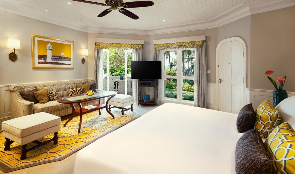 Номер (Коттедж Aguada с видом на сад - Кровать размера «king-size»), Taj Fort Aguada Resort & Spa, Goa