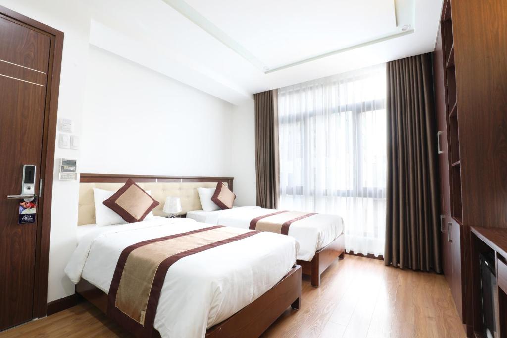 Двухместный (Двухместный номер Делюкс с 2 отдельными кроватями), Prague Hotel