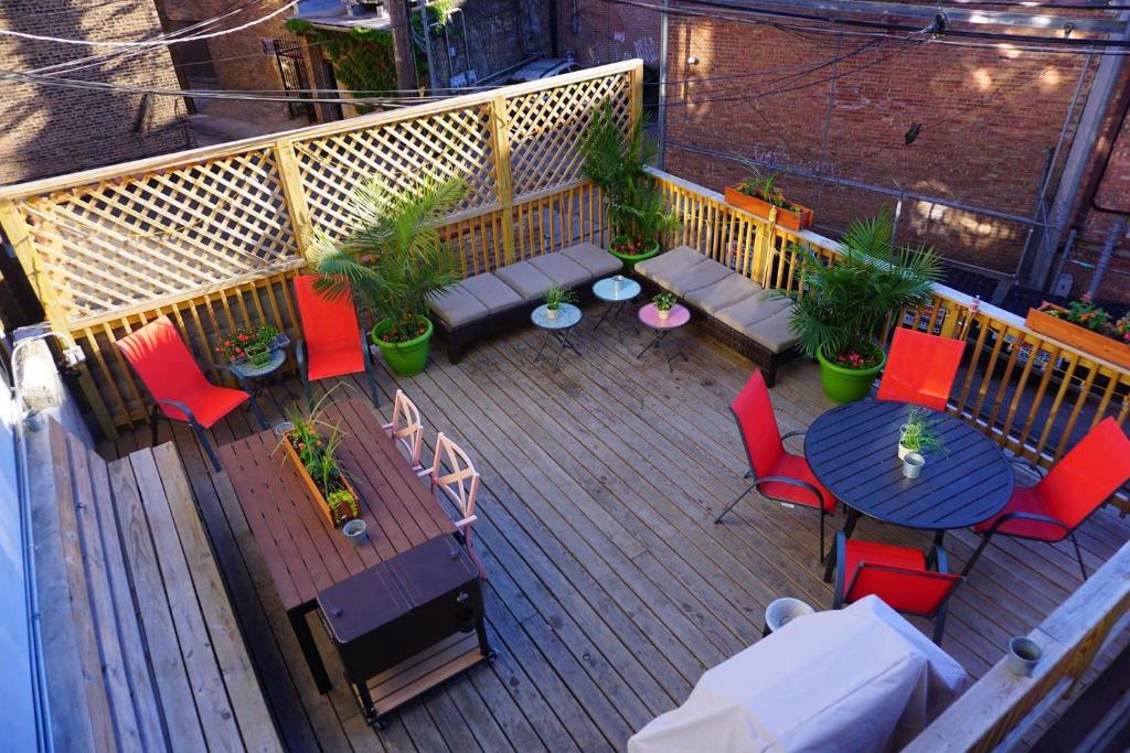 Двухместный (Номер Делюкс с кроватью размера «queen-size»), Wrigley Hostel - Chicago