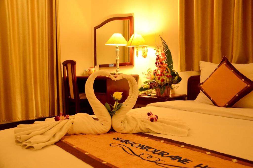 Двухместный (Двухместный номер с 1 кроватью), Saigontourane Hotel