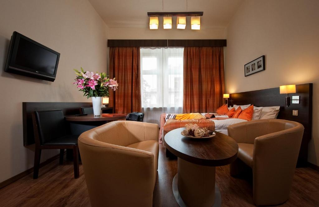 Двухместный (Роскошный двухместный номер с 1 кроватью), Spatz Aparthotel