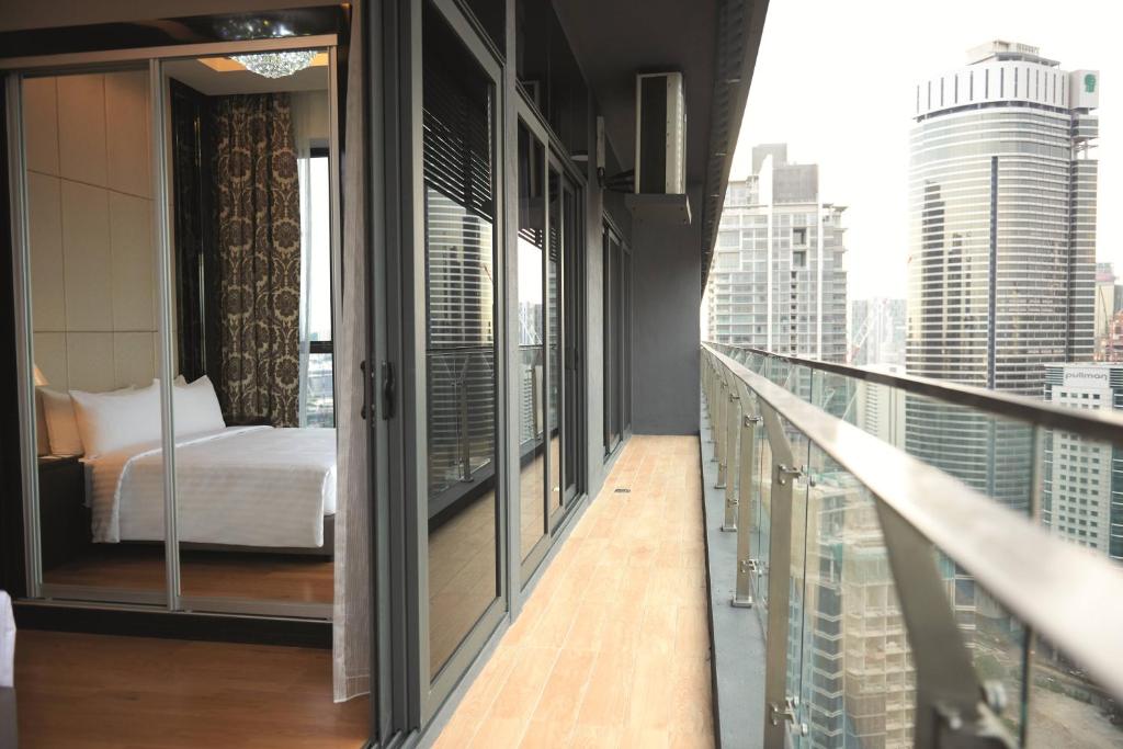 Апартаменты (Номер «Премьер» с 2 спальнями в здании Dorsett Residences - 1 кровать размера «queen-size» и 1 односпальная кровать), Dorsett Residences Bukit Bintang @Dorsett Kuala Lumpur