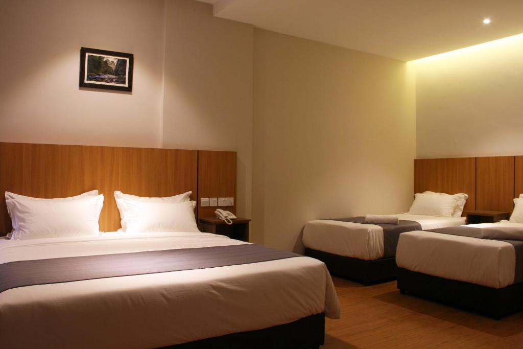 Семейный (Улучшенный семейный номер (с окном)), Ahyu Hotel