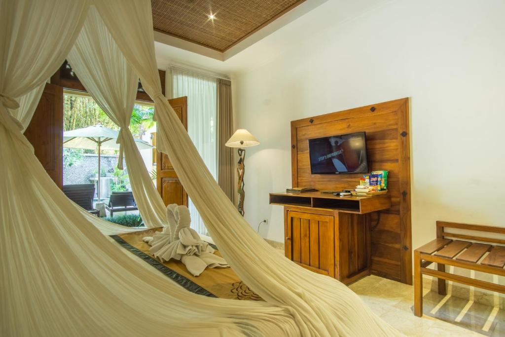 Двухместный (Улучшенный номер Делюкс с двуспальной кроватью), Villa Sonia Ubud