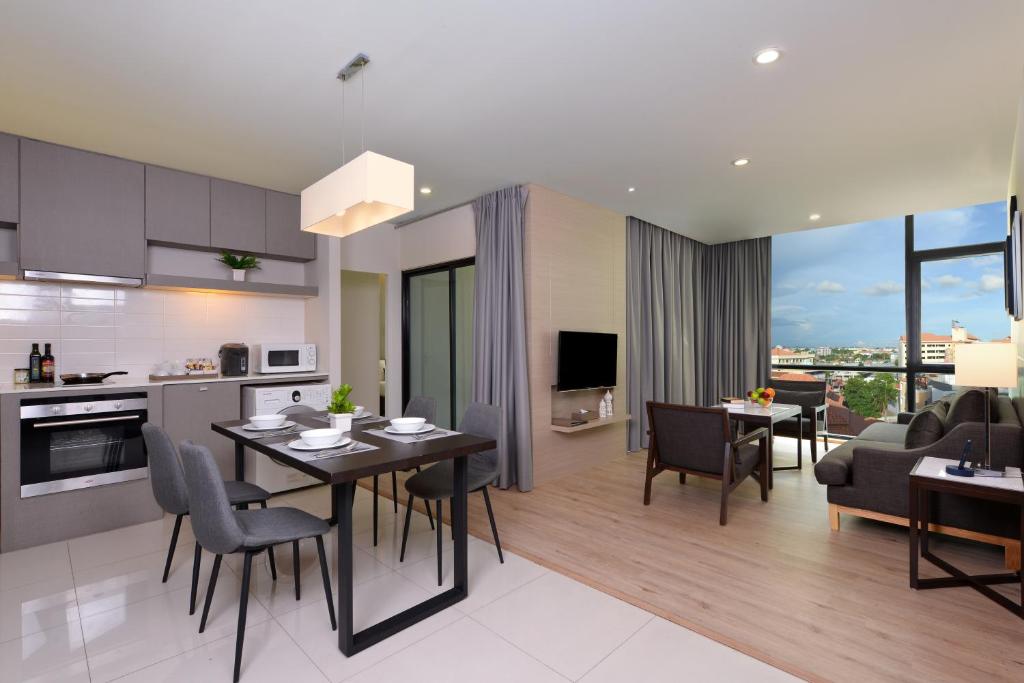 Сьюит (Семейный люкс с 2 спальнями), Отель At Mind Serviced Residence
